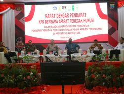 Rapat Dengar Pendapat KPK Bersama APH di Sulut, Bangun Sinergitas Pemberantasan dan Pencegahan Korupsi