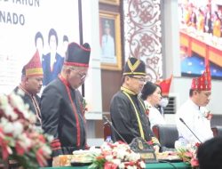 AARS Hadiri Paripurna Istimewa DPRD Kota Manado