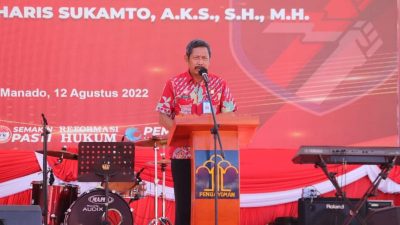 Pameran Pelayanan Publik HDKD Kanwil Kemenkumham Sulut di Kawasan Mega Mas