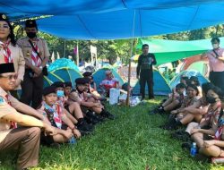 Jamnas Pramuka XI Dimulai, ROR-Fenny Semangati Kontingen Kwarcab Minahasa