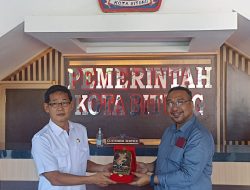 Hengky Honandar Terima Kunjungan Sekda Halmahera Utara