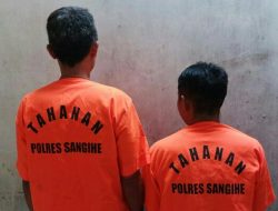 Polres Kepulauan Sangihe Amankan 2 Bandar Togel di Kendahe