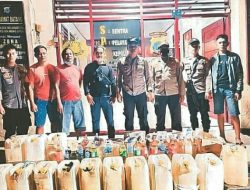 Dua Minggu Gelar KRYD, Polres Bolmut dan Polsek Jajaran Amankan 1.890 Liter Captikus