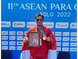 Steven Sualang Sumbang Medali Emas untuk Indonesia di ASEAN Para Games Solo