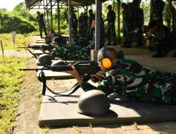 Tingkatkan Profesionalisme Prajurit, Lantamal VIII Latihan Menembak