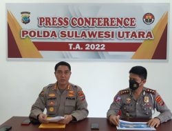Polda Sulut Gelar Press Conference Hasil Operasi Nyiur Melambai Samrat-2022