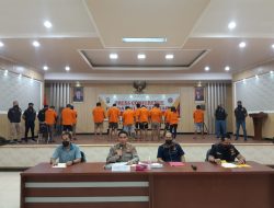 Polda Sulut dan Jajaran Ungkap 35 Kasus Tindak Pidana Selama Agustus 2022