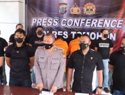 Polres Tomohon Ringkus Sindikat Penimbun Solar Subsidi di Matani Satu