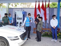 Sambut Puncak Acara Presidensi G20, Wapres Ma’ruf Amin Tinjau Kesiapan SPKLU PLN