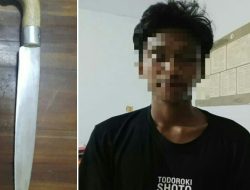 Respon Laporan Warga, Polsek Belang Amankan Pria Mabuk Bawa Sajam di Desa Borgo