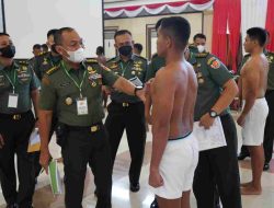252 Pemuda Wilayah Kodam XIII/Merdeka Ikuti Sidang Caba Pk Reguler Pria dan Keagamaan