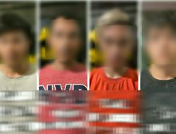 Diduga Lakukan Pencurian dan Pengancaman di Manembo-nembo, 4 Pria asal Manado Dibekuk Polisi