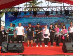 Kapolda Sulut Ikuti Olahraga Bersama Hingga Nikmati Sashimi Ikan Tuna di Megamas Manado