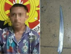 Kedapatan Bawa Sajam, Remaja Ini Diamankan Tim Resmob Presisi Polres Bitung