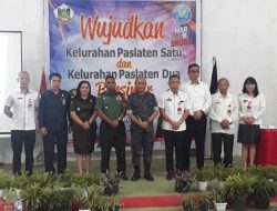 Pimpin Pencanangan Kelurahan Bersinar di Paslaten, Brigjen Pol Lasut Ingatkan Bahaya Narkoba