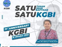 Sejumlah Kegiatan Meriahkan HUT ke – 71 Kerapatan Gereja Baptis Indonesia
