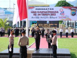 Polda Sulut Gelar Upacara Hari Sumpah Pemuda ke-94 Tahun 2022