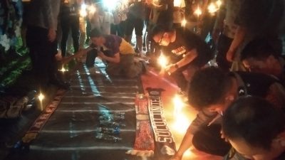 Dari Klabat untuk Kanjuruhan, Sulut United Doa Bersama