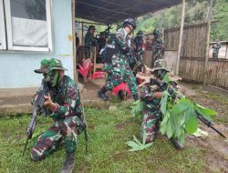 Latihan Pertahanan Pangkalan Lanudsri di Tasuka Kaweng Kakas, Segarkan Insting Tempur