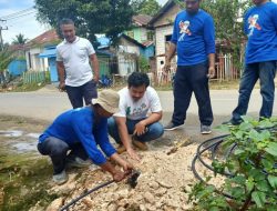 Sekian Lama Krisis Air Bersih, Warga Mabholu Nikmati Bantuan Air Bersih dari PLN