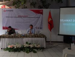 Bawaslu Tomohon Libatkan Pers Sosialisasi Aturan Pengawasan Pemilu 2024