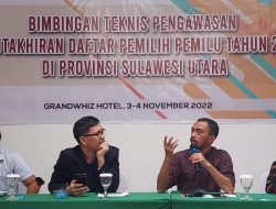 Awasi Tahapan Pemutahiran Daftar Pemilih, Ini yang Diminta Umbola Pada Bawaslu Kabupaten Kota