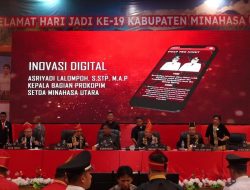 Gubernur Olly Dondokambey dan Joune-Kevin Launching Aplikasi SIGAP PRO JGKWL Saat HUT Minut ke-19