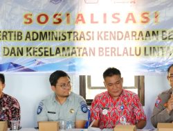 Sosialisasi Pasal 74 UU No 22 Tahun 2009 Bersama Jasa Raharja Sulut, Polda dan Bapenda