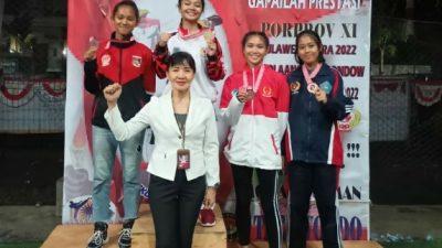 Mona Kloer Bangga, Taekwondo Manado Juara Umum Porprov