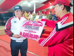 Manado Cetak Hattrick Juara Umum Porprov Sulut