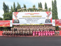 Kapolda Sulut Lantik 261 Bintara Remaja
