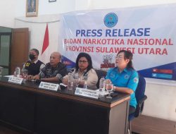 Press Release Akhir Tahun BNNP Sulut, Kombes Pol Devi Romelo: Apresiasi Buat Insan Pers