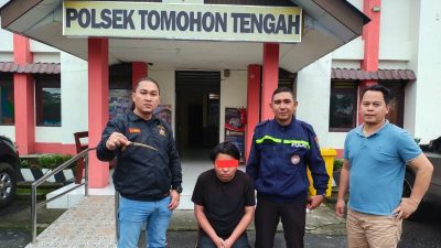 Pesta Miras Berujung Penikaman, Pelaku Diringkus Personil Polsek Tomteng