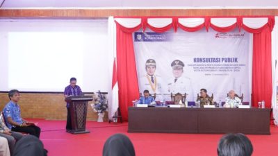 Wakil Walikota Buka Forum Konsultasi Publik RPD Kotamobagu Tahun 2024-2026
