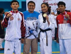 Taekwondoin Sulut Gondol Emas Perak di Kejurnas Wilayah 5 Sulawesi