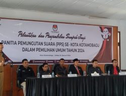 Wakili Wali Kota Tatong Bara, Sekda Hadiri Pelantikan Pengambilan Sumpah 99 PPS