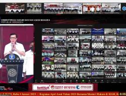 Apel Awal Tahun 2023, Laoly Minta Wujudkan Kemenkumham Semakin PASTI dan BerAKHLAK