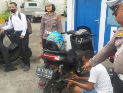 Satlantas Polres Bitung Tingkatkan Razia Knalpot Racing