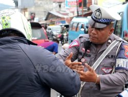 Satlantas Polres Bitung Konsisten Tertibkan Knalpot Racing