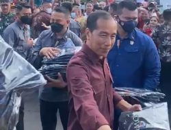 Jokowi Disambut Hangat Warga di Pasar Pinasungkulan Karombasan