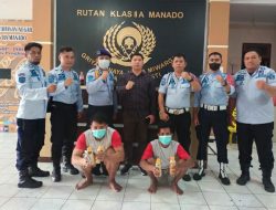 Sigap! Petugas P2U Gagalkan Obat Terlarang Jenis Komix ke Dalam Rutan Manado