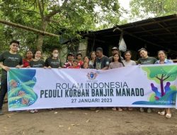 Peduli Korban Bencana Alam di Manado, Yayasan Rolam Indonesia Salurkan Bantuan