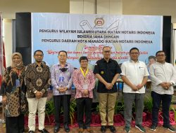 Buka Seminar Upgrading Ikatan Notaris Indonesia Sulut, ini Pesan Ronald Lumbuun