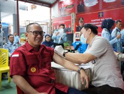 Gandeng Dinkes Kota Manado Kanwil Kemenkumham Sulut Gelar Vaksinasi Booster Tahap Dua