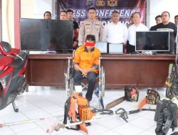 Polres Tomohon Ringkus Residivis Curanmor dan Curanik