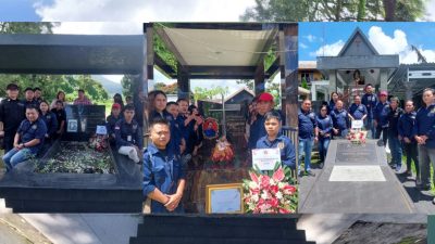 PWI Tomohon Ziarah ke Makam Efradus, Roeroe dan Spego