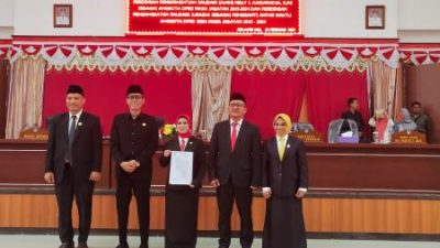 Paripurna PAW Mendiang Nelly Kasiaradja, Juraida Resmi Jadi Anggota DPRD Bolsel