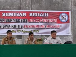 Puluhan Mahasiswa dan Guru Diberi Pemahaman Tangkal Berita Hoax