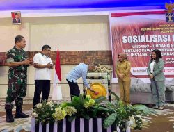 Buka Sosialisasi Layanan AHU di Kota Kotamobagu, ini yang Disampaikan Ronald Lumbuun