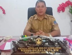 Turnamen Bola Voli SMKN 1 Airmadidi Jaring Pemenang